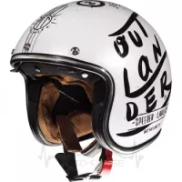 Мотошлем Открытый MT LE MANS 2 SV OUTLANDER A1 metal white (M) DN