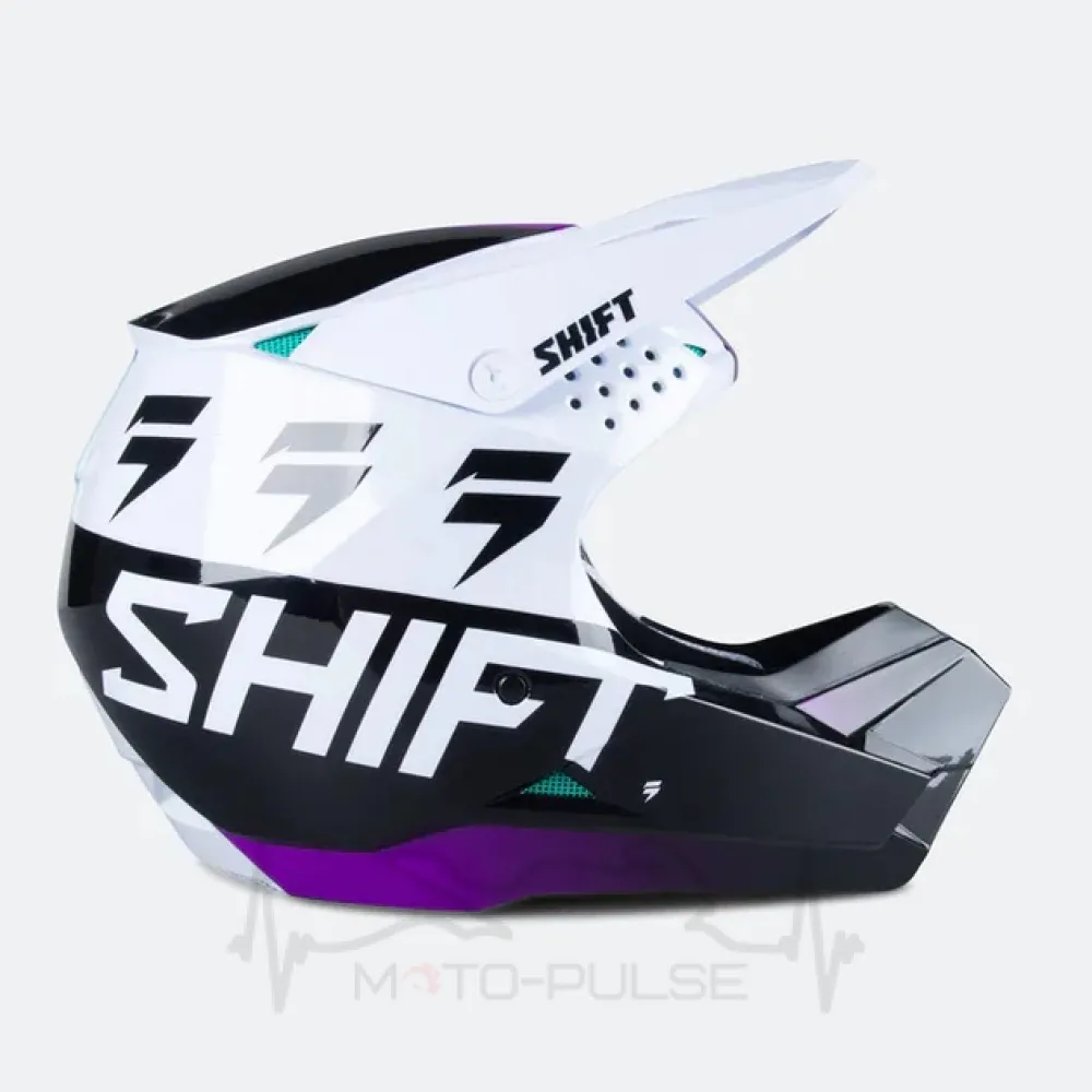 Мотошлем Кросс/Эндуро SHIFT WHITE LABEL BLAC HELMET [BLACK] (M)