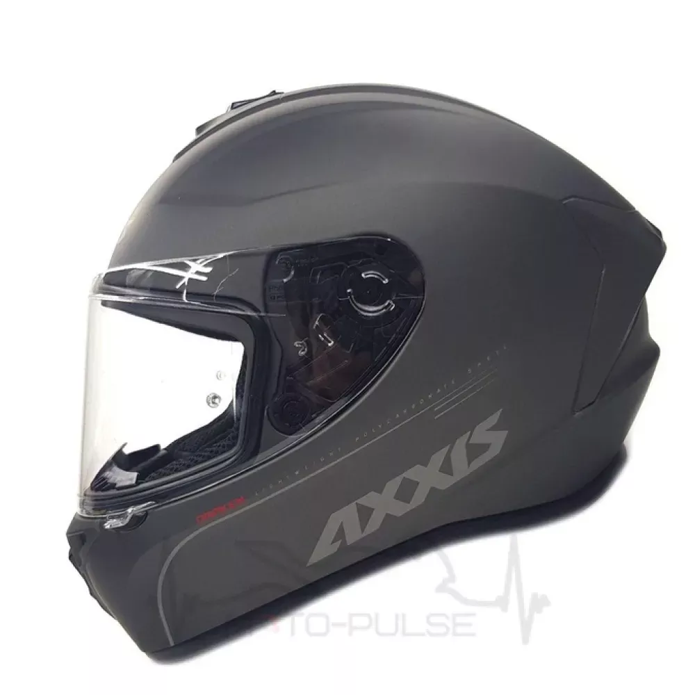 Мотошолом AXXIS DRAKEN S V.2 A12 Matt Titanium L