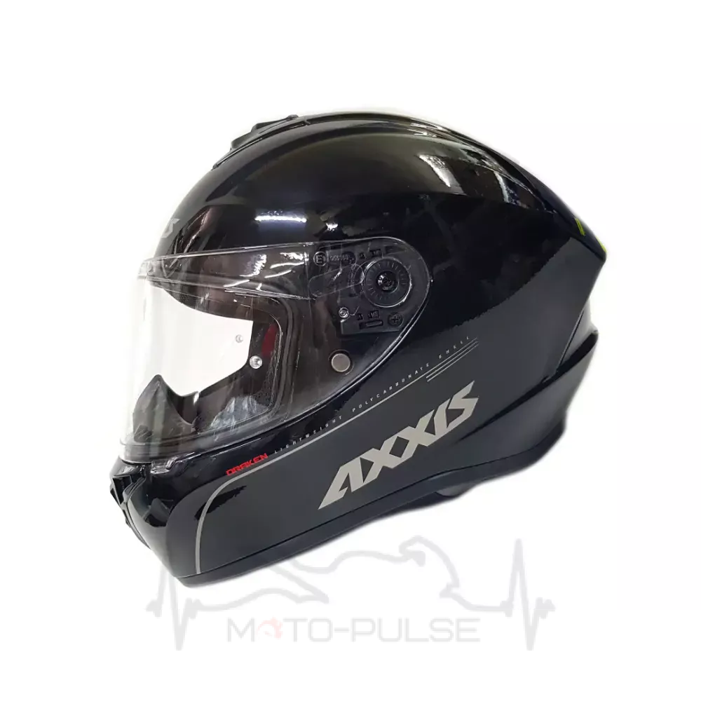 Мотошолом AXXIS DRAKEN S V.2 A11 Black XL