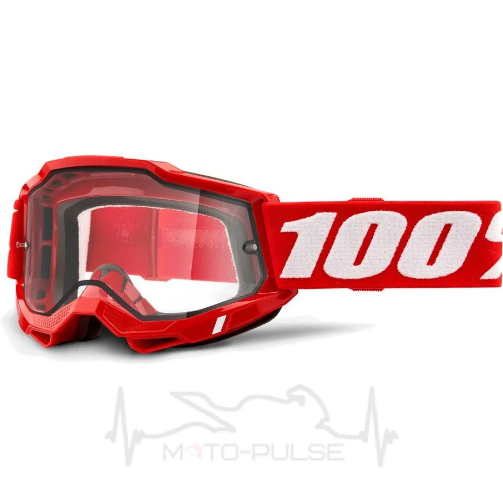 Окуляри 100percent  STRATA 2 Goggle Red - Clear Lens