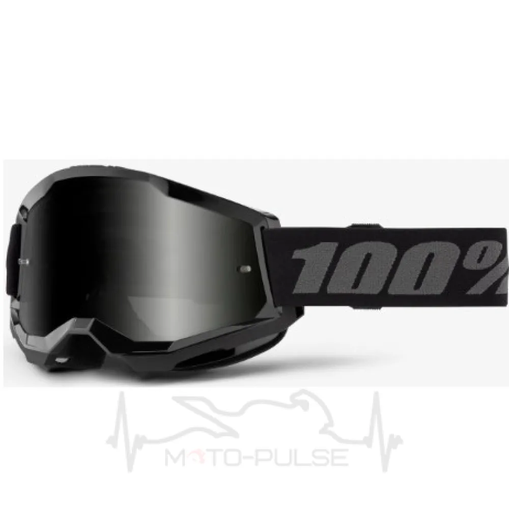 Окуляри 100% STRATA 2 SAND Goggle [Black] Smoke Lens