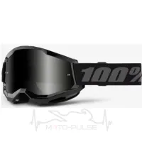 Окуляри 100% STRATA 2 SAND Goggle [Black] Smoke Lens