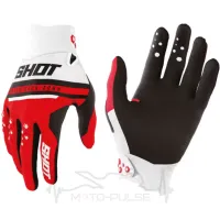 Моторукавиці Shot (Red-White) XL