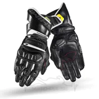 Мотоперчатки кожанные Shima RS-2  Black\ White (M)