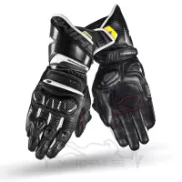 Мотоперчатки кожанные Shima RS-2  Black\ White (M)