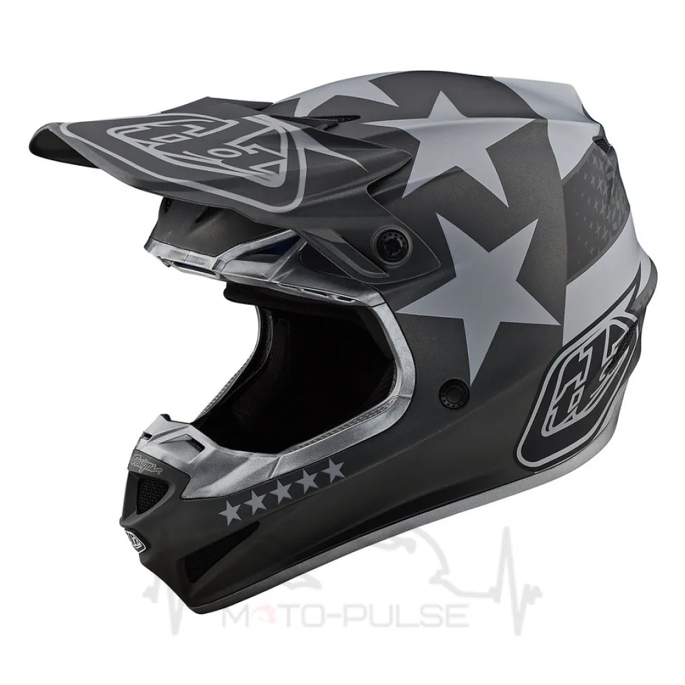 МотоШолом TLD SE4 POLYACRYLITE [FREEDOM BLACK / GRAY] L