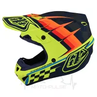 Мотошлем TLD SE4 POLYACRYLITE [WARPED YELLOW] XL