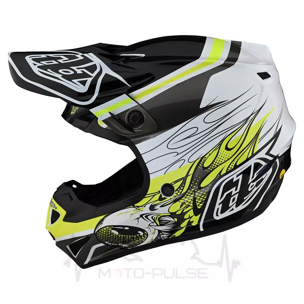 Мотошлем TLD SE4 POLYACRYLITE [SKOOLY BLACK] L