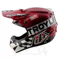 Мото шолом TLD GP PRO HELMET; FIFTY-50 [WHITE / RED] L