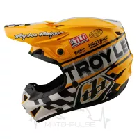 Мото шолом TLD GP PRO HELMET; FIFTY-50 [WHITE / GOLD] S