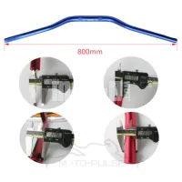 Руль универсальный CNC 28mm Blue OTOM