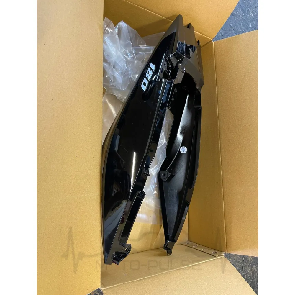 Пластик сидіння  Bajaj Pulsar 180 EB BLACK+P.SILVER 3D DECAL 52DJ1806