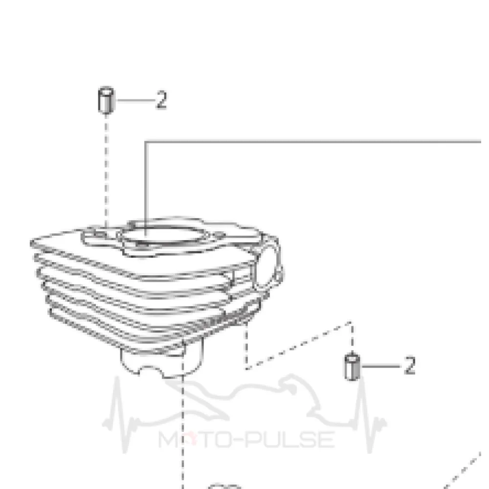 ЦПГ Bajaj Boxer 125 4 - передачі 36JV0008
