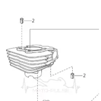 ЦПГ Bajaj Boxer 125 4 - передачі 36JV0008