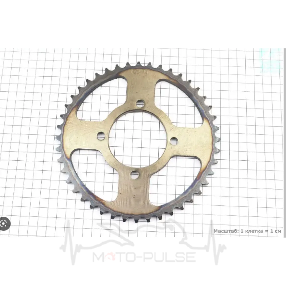 Звезда задняя 428*38 диаметр 64mm меж 80mm YBR125
