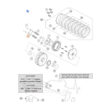 Прижимна пластина пружин зчеплення KTM 690 76632006000