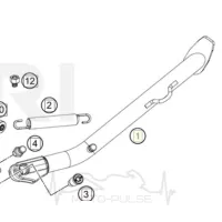 Бокова опора KTM 890 Adventure S 63503023000C1
