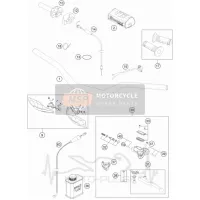 Ремкомплект машинки зчеплення 9,0 мм Husqvarna FC/TE 25002032000