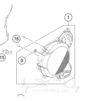 Кришка генератора KTM EXC 250 300 2024 A44030502044C1