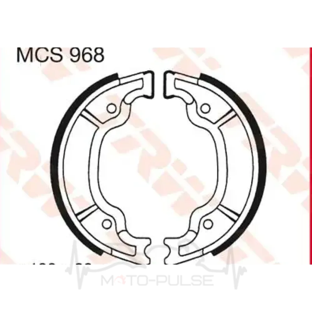 Колодки тормозные LUCAS MCS968 = MCS968:009 YBR 125