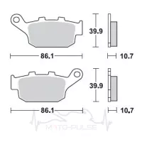 Колодки тормозные FERODO FDB531P