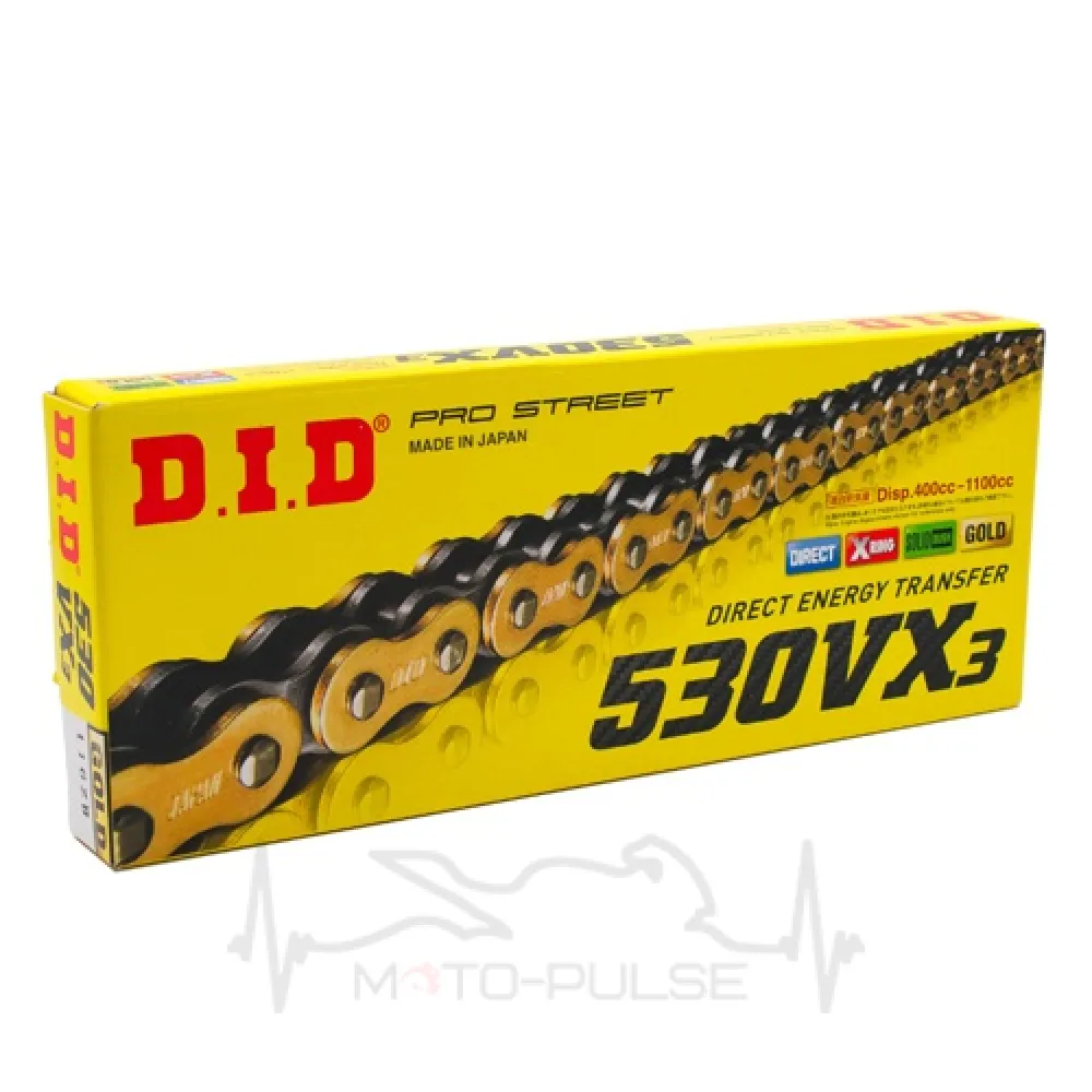 Цепь 530-108 DID 530VX-108 X-ring